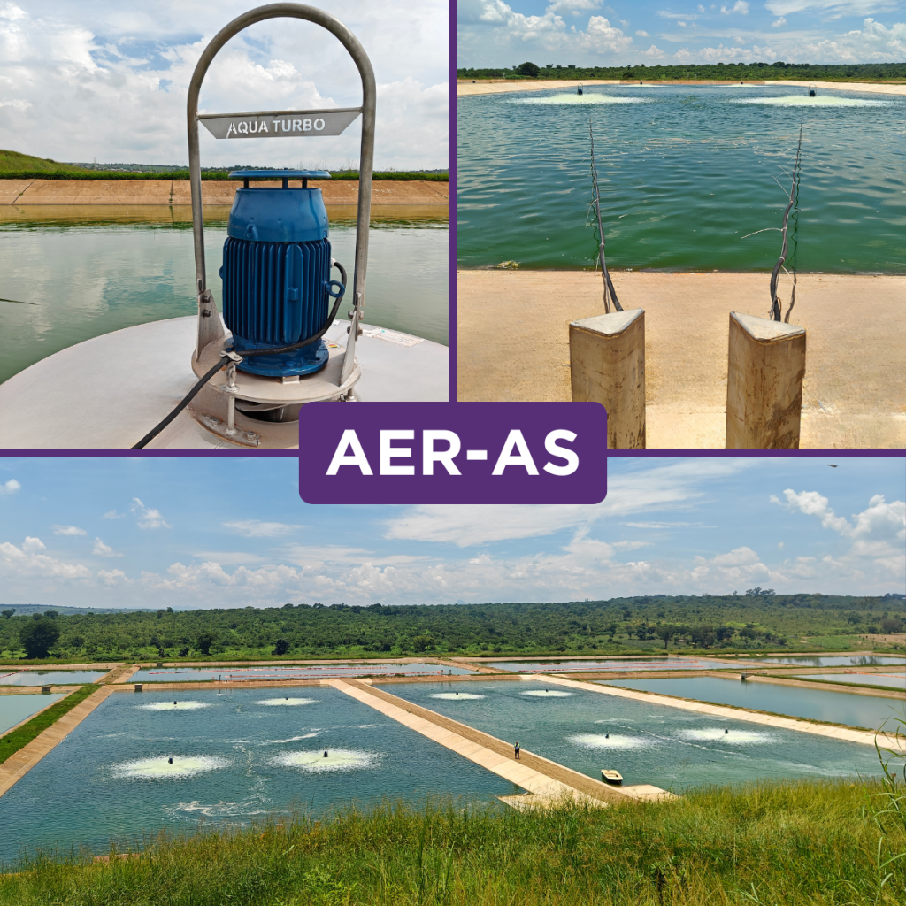 Aquaturbo – AER-AS 1500-24: 8 high-speed surface aerators (15 kW)